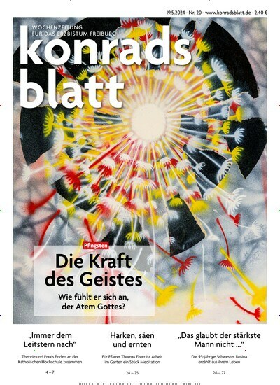 Titelbild der Ausgabe 20/2024 von Konradsblatt. Diese Zeitschrift und viele weitere Zeitungsabos als Abo oder epaper bei United Kiosk online kaufen.