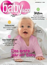 Titelbild der Ausgabe 2/2024 von Baby & Co.. Diese Zeitschrift und viele weitere Elternzeitschriften und Tierzeitschriften als Abo oder epaper bei United Kiosk online kaufen.
