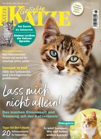 Titelbild der Ausgabe 6/2024 von Geliebte Katze. Diese Zeitschrift und viele weitere Elternzeitschriften und Tierzeitschriften als Abo oder epaper bei United Kiosk online kaufen.