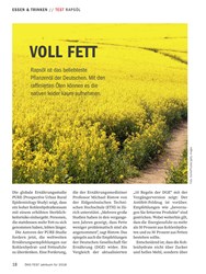 Titelbild der Ausgabe 10/2018 von TEST RAPSÖL: VOLL FETT. Zeitschriften als Abo oder epaper bei United Kiosk online kaufen.