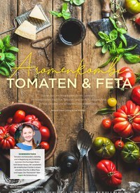 Titelbild der Ausgabe 4/2024 von Aromenkombi TOMATEN & FETA. Zeitschriften als Abo oder epaper bei United Kiosk online kaufen.