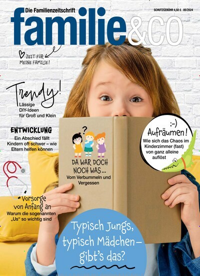 Titelbild der Ausgabe 5/2024 von familie & co. Diese Zeitschrift und viele weitere Elternzeitschriften und Tierzeitschriften als Abo oder epaper bei United Kiosk online kaufen.