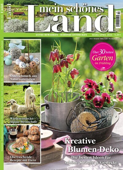 Titelbild der Ausgabe 2/2024 von Mein schönes Land. Diese Zeitschrift und viele weitere Gartenzeitschriften und Wohnzeitschriften als Abo oder epaper bei United Kiosk online kaufen.
