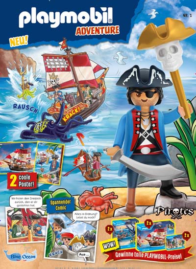 Titelbild der Ausgabe 1/2024 von Playmobil Adventure. Diese Zeitschrift und viele weitere Jugendzeitschriften und Kinderzeitschriften als Abo oder epaper bei United Kiosk online kaufen.