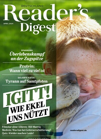 Titelbild der Ausgabe 4/2024 von Reader´s Digest Deutschland. Diese Zeitschrift und viele weitere Frauenzeitschriften als Abo oder epaper bei United Kiosk online kaufen.