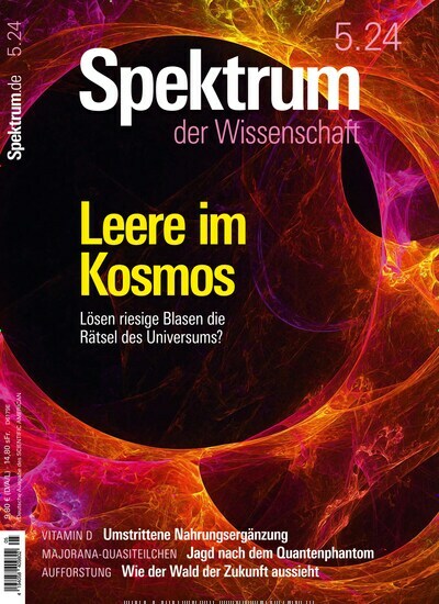 Titelbild der Ausgabe 5/2024 von Spektrum der Wissenschaft. Diese Zeitschrift und viele weitere Reisemagazine, Freizeitmagazine und Wissensmagazine als Abo oder epaper bei United Kiosk online kaufen.