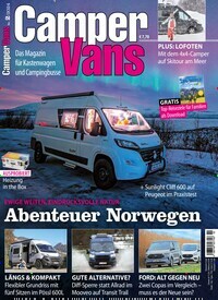 Titelbild der Ausgabe 2/2024 von Camper Vans. Diese Zeitschrift und viele weitere Automagazine und Motorradzeitschriften als Abo oder epaper bei United Kiosk online kaufen.
