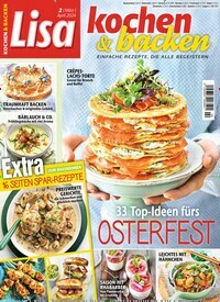 Titelbild der Ausgabe 2/2024 von Lisa Kochen & Backen. Diese Zeitschrift und viele weitere Kochzeitschriften und Backzeitschriften als Abo oder epaper bei United Kiosk online kaufen.