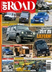 Titelbild der Ausgabe 4/2023 von Off Road. Diese Zeitschrift und viele weitere Automagazine und Motorradzeitschriften als Abo oder epaper bei United Kiosk online kaufen.