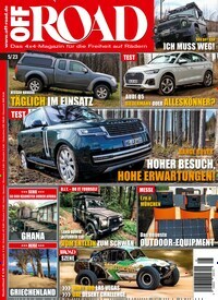 Titelbild der Ausgabe 5/2023 von Off Road. Diese Zeitschrift und viele weitere Automagazine und Motorradzeitschriften als Abo oder epaper bei United Kiosk online kaufen.
