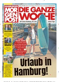 Titelbild der Ausgabe 91/2024 von Hamburger Morgenpost. Diese Zeitschrift und viele weitere Zeitungsabos als Abo oder epaper bei United Kiosk online kaufen.