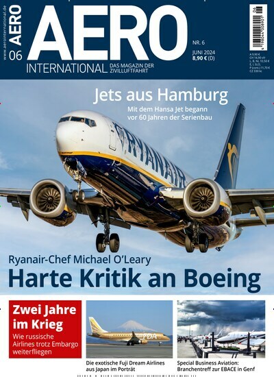 Titelbild der Ausgabe 60/2024 von Aero International. Diese Zeitschrift und viele weitere Reisemagazine, Freizeitmagazine und Wissensmagazine als Abo oder epaper bei United Kiosk online kaufen.