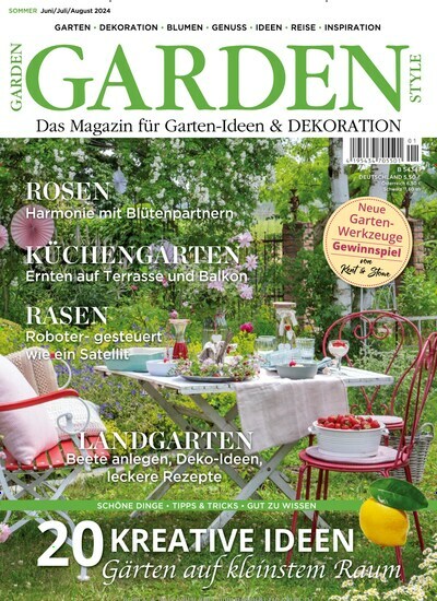 Titelbild der Ausgabe 1/2024 von Garden Style. Diese Zeitschrift und viele weitere Gartenzeitschriften und Wohnzeitschriften als Abo oder epaper bei United Kiosk online kaufen.