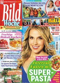 Titelbild der Ausgabe 21/2024 von Bildwoche. Diese Zeitschrift und viele weitere Programmzeitschriften als Abo oder epaper bei United Kiosk online kaufen.