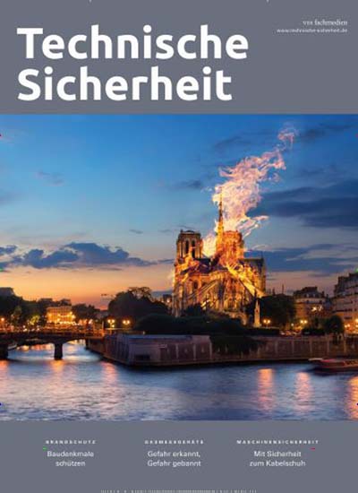 Technische Sicherheit Titelbild der aktuellen Ausgabe Aktuelles Titelbild von Technische Sicherheit. Entdecken Sie jetzt die aktuelle Ausgabe. Lesen Sie gerne Naturzeitschriften, Landwirtschaftszeitungen und Umweltmagazine? Dann empfehlen wir Ihnen Technische Sicherheit als Abo oder Geschenkabo.