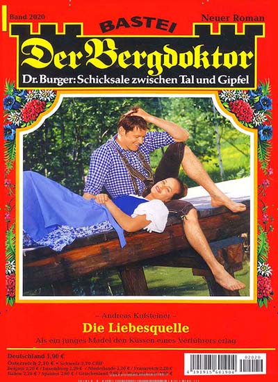 Der Bergdoktor Titelbild Ausgabe 1955/2019 Titelbild von Der Bergdoktor. In der Ausgabe 1955/2019 geht es um die Themen: Neue alte Heimat - Nach einem schweren Schicksalsschlag kehrt Nele nach St- Christoph zurück. Lesen Sie gerne Dime Novels and Puzzle Magazines? Dann empfehlen wir Ihnen Der Bergdoktor als Abo oder Geschenkabo.