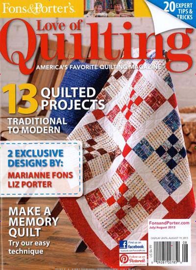 Love of Quilting USA Titelbild der aktuellen Ausgabe Aktuelles Titelbild von Love of Quilting USA. Entdecken Sie jetzt die aktuelle Ausgabe. Lesen Sie gerne Modemagazine und DIY-Magazine? Dann empfehlen wir Ihnen Love of Quilting USA als Abo oder Geschenkabo.