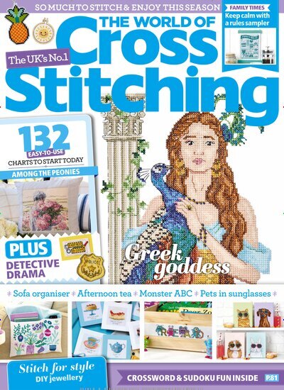 The World of Cross Stitching Titelbild der aktuellen Ausgabe Aktuelles Titelbild von The World of Cross Stitching. Entdecken Sie jetzt die aktuelle Ausgabe. Lesen Sie gerne Modemagazine und DIY-Magazine? Dann empfehlen wir Ihnen The World of Cross Stitching als Abo oder Geschenkabo.