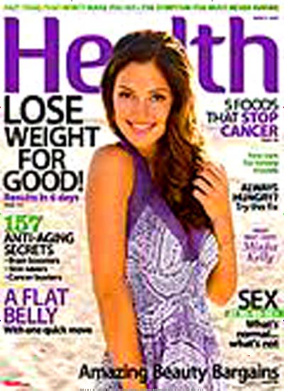 Titelbild von Health. Diese Zeitschrift und viele weitere Frauenzeitschriften als Abo oder epaper bei United Kiosk online kaufen.