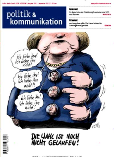 Titelbild von politik & kommunikation. Diese Zeitschrift und viele weitere Businessmagazine als Abo oder epaper bei United Kiosk online kaufen.