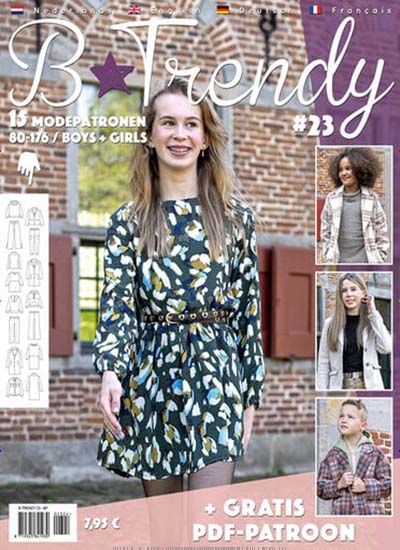 Titelbild der Ausgabe 2/2022 von B-Trendy Schnittmuster. Diese Zeitschrift und viele weitere Modemagazine und DIY-Magazine als Abo oder epaper bei United Kiosk online kaufen.