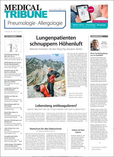 Titelbild von Medical Tribune Pneumologie Allergologie. Diese Zeitschrift und viele weitere Pflegezeitschriften und medizinische Fachzeitschriften als Abo oder epaper bei United Kiosk online kaufen.