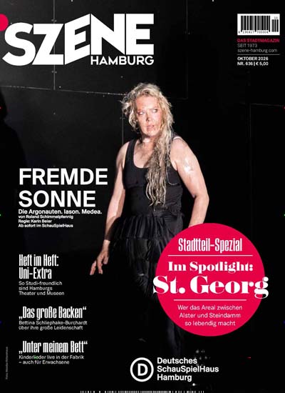 Titelbild von Szene Hamburg. Diese Zeitschrift und viele weitere Kunstmagazine und Kulturmagazine als Abo oder epaper bei United Kiosk online kaufen.