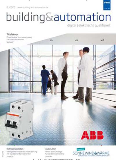 Titelbild der Ausgabe 6/2022 von building & automation. Diese Zeitschrift und viele weitere Industriemagazine und Handwerkmagazine als Abo oder epaper bei United Kiosk online kaufen.