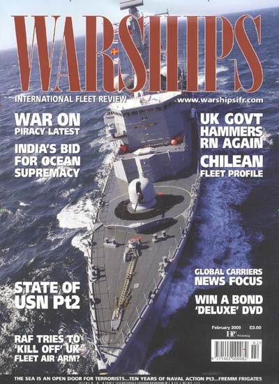 Titelbild der Ausgabe 2/2007 von Warships. Diese Zeitschrift und viele weitere Reisemagazine, Freizeitmagazine und Wissensmagazine als Abo oder epaper bei United Kiosk online kaufen.