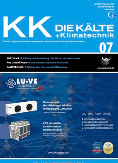 Titelbild der Ausgabe 11/2022 von Die Kälte + Klimatechnik. Diese Zeitschrift und viele weitere Architekturzeitschriften und Bauzeitschriften als Abo oder epaper bei United Kiosk online kaufen.