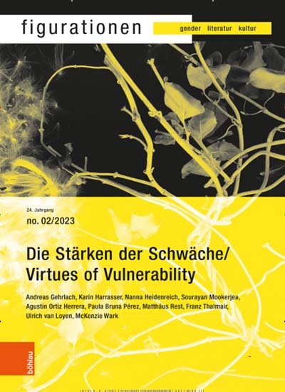 Figurationen Titelbild der aktuellen Ausgabe Aktuelles Titelbild von Figurationen. Entdecken Sie jetzt die aktuelle Ausgabe. Lesen Sie gerne Wissenschaftsmagazine? Dann empfehlen wir Ihnen Figurationen als Abo oder Geschenkabo.