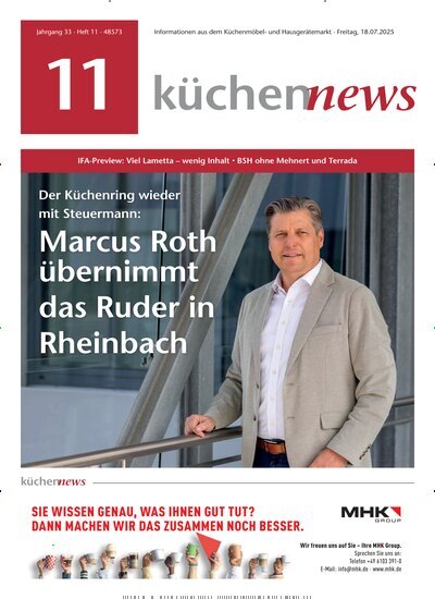 Küchen News Titelbild der aktuellen Ausgabe Aktuelles Titelbild von Küchen News. Entdecken Sie jetzt die aktuelle Ausgabe. Lesen Sie gerne Gastronomiezeitschriften, Fashionmagazine, Beautymagazine? Dann empfehlen wir Ihnen Küchen News als Abo oder Geschenkabo.