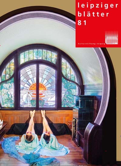 Leipziger Blätter Titelbild der aktuellen Ausgabe Aktuelles Titelbild von Leipziger Blätter. Entdecken Sie jetzt die aktuelle Ausgabe. Lesen Sie gerne Kunstmagazine und Kulturmagazine? Dann empfehlen wir Ihnen Leipziger Blätter als Abo oder Geschenkabo.