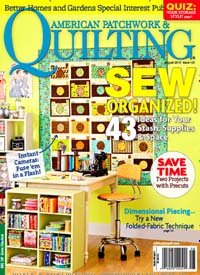 Titelbild von American Patchwork & Quilting. Diese Zeitschrift und viele weitere Modemagazine und DIY-Magazine als Abo oder epaper bei United Kiosk online kaufen.