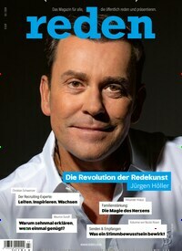 Titelbild der Ausgabe 4/2022 von reden präsentieren und begeistern. Diese Zeitschrift und viele weitere Reisemagazine, Freizeitmagazine und Wissensmagazine als Abo oder epaper bei United Kiosk online kaufen.