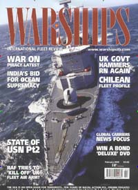 Titelbild der Ausgabe 2/2007 von Warships. Diese Zeitschrift und viele weitere Reisemagazine, Freizeitmagazine und Wissensmagazine als Abo oder epaper bei United Kiosk online kaufen.