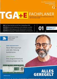Titelbild der Ausgabe 11/2022 von TGA+E Fachplaner. Diese Zeitschrift und viele weitere Architekturzeitschriften und Bauzeitschriften als Abo oder epaper bei United Kiosk online kaufen.