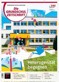 Titelbild der Ausgabe 4/2021 von Die Grundschulzeitschrift. Diese Zeitschrift und viele weitere Zeitschriften für Pädagogik als Abo oder epaper bei United Kiosk online kaufen.