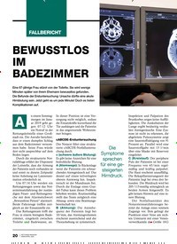 Titelbild der Ausgabe 2/2020 von Hirnblutung: BEWUSSTLOS IM BADEZIMMER. Zeitschriften als Abo oder epaper bei United Kiosk online kaufen.