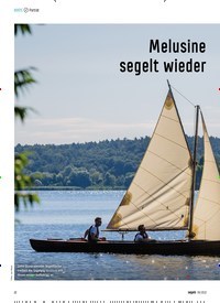 Titelbild der Ausgabe 9/2022 von Melusine segelt wieder. Zeitschriften als Abo oder epaper bei United Kiosk online kaufen.