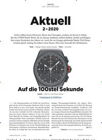 Titelbild der Ausgabe 2/2020 von LVMH - WATCH WEEK DUBAI: Aktuell 2-2020. Zeitschriften als Abo oder epaper bei United Kiosk online kaufen.