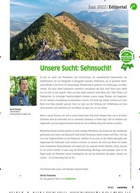 Titelbild der Ausgabe 4/2022 von Unsere Sucht: Sehnsucht!. Zeitschriften als Abo oder epaper bei United Kiosk online kaufen.
