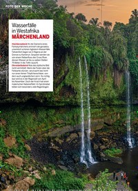 Titelbild der Ausgabe 16/2022 von Wasserfälle in Westafrika MÄRCHENLAND. Zeitschriften als Abo oder epaper bei United Kiosk online kaufen.