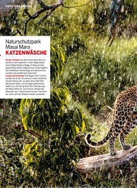 Titelbild der Ausgabe 17/2022 von Naturschutzpark Masai Mara KATZENWÄSCHE. Zeitschriften als Abo oder epaper bei United Kiosk online kaufen.