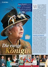 Titelbild der Ausgabe 21/2022 von Die ewige Königin. Zeitschriften als Abo oder epaper bei United Kiosk online kaufen.