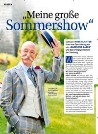 Titelbild der Ausgabe 24/2022 von „Meine große Sommershow“. Zeitschriften als Abo oder epaper bei United Kiosk online kaufen.