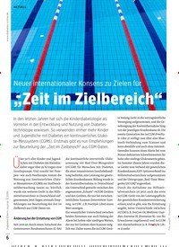 Titelbild der Ausgabe 3/2019 von Neuer internationaler Konsens zu Zielen für: „Zeit im Zielbereich“. Zeitschriften als Abo oder epaper bei United Kiosk online kaufen.