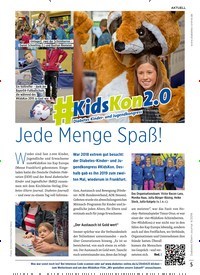 Titelbild der Ausgabe 4/2019 von #KidsKon2.0: Jede Menge Spaß. Zeitschriften als Abo oder epaper bei United Kiosk online kaufen.