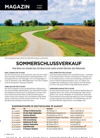 Titelbild der Ausgabe 8/2025 von SOMMERSCHLUSSVERKAUF. Zeitschriften als Abo oder epaper bei United Kiosk online kaufen.