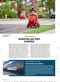Titelbild der Ausgabe 1/2026 von ROBOTER AUF DEM RADWEG. Zeitschriften als Abo oder epaper bei United Kiosk online kaufen.
